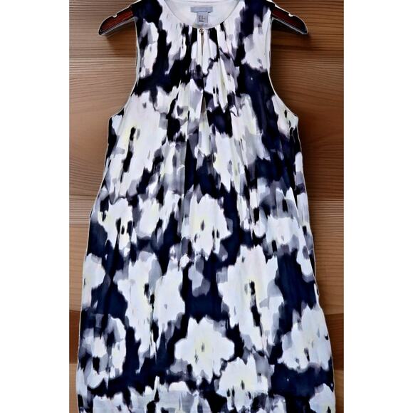 H&M Dresses & Skirts - H&M Dress Abstract Black, White, Yellow Floral Sleeveless Medium